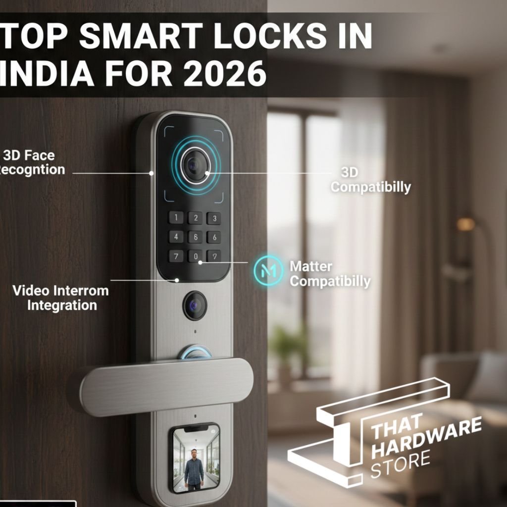 Top 5 Smart Door Locks in India 2026 with 3D Face Recognition and Matter Compatibility