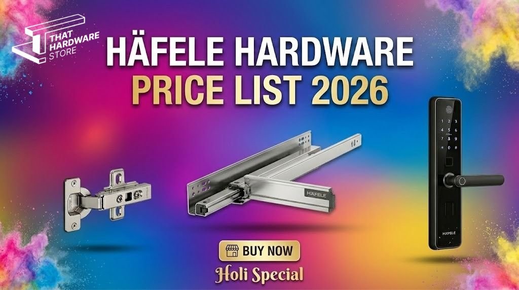 Hafele digital smart door lock with fingerprint and keypad security system