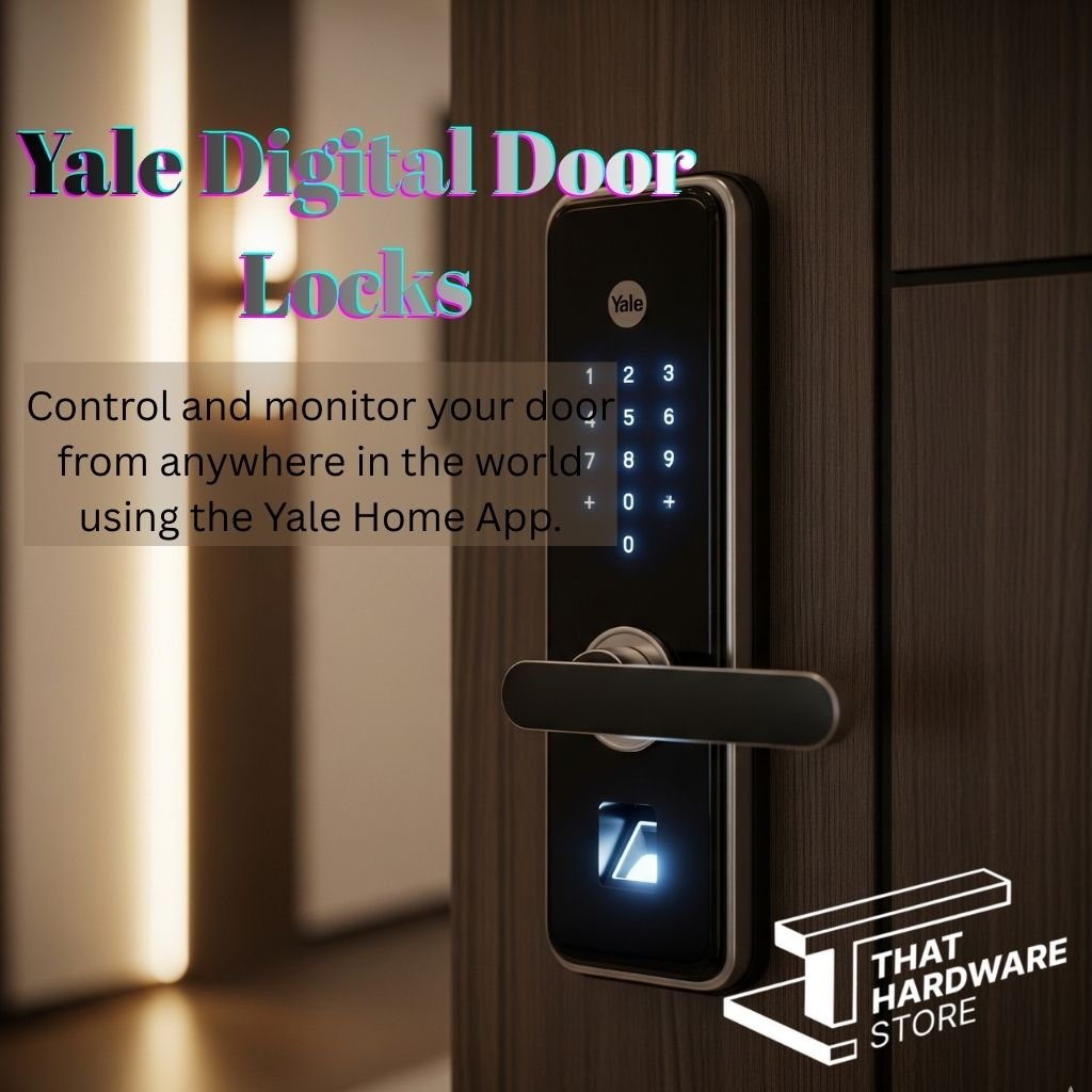 yale digital lock fingerprint pin access