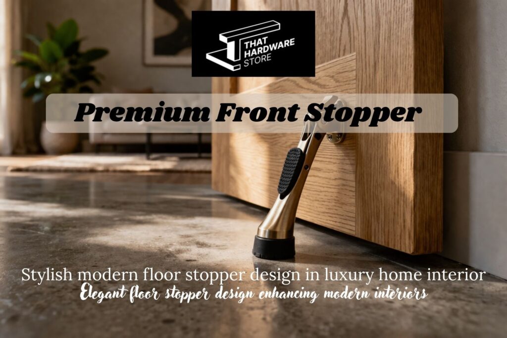 Stylish modern floor stopper design in luxury home interior
