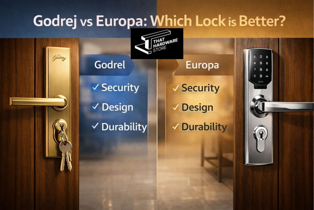 Godrej vs Europa main door locks comparison security design durability