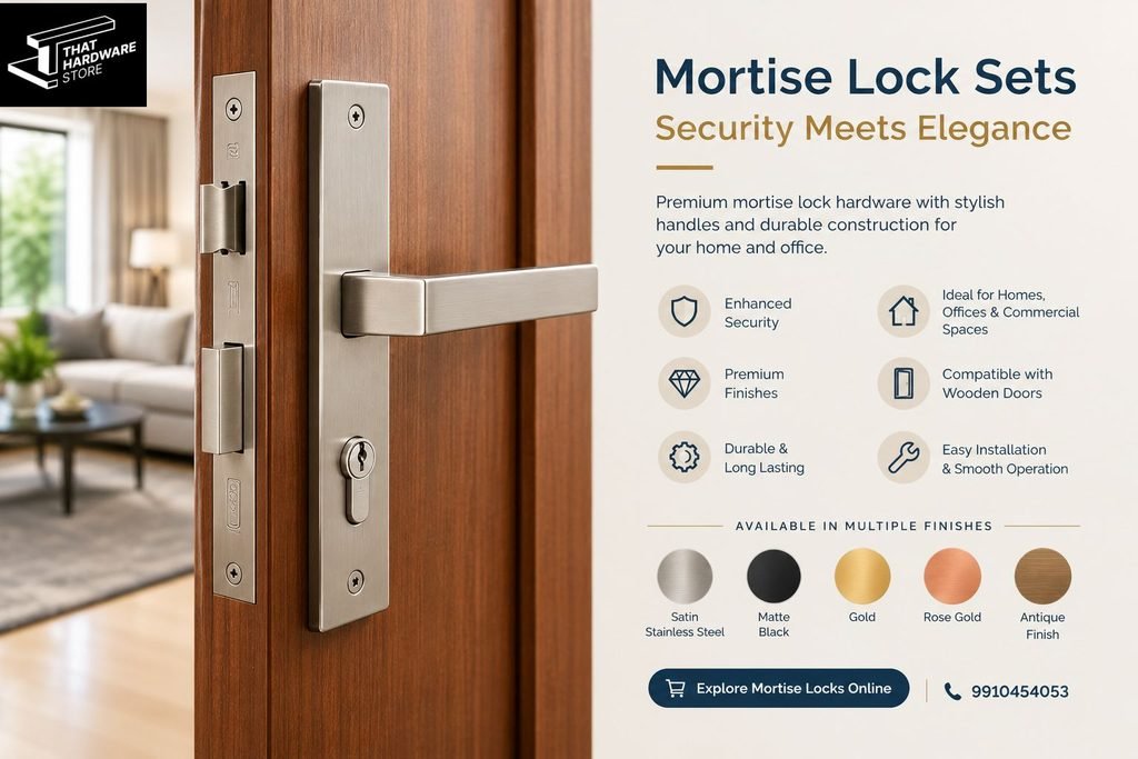 Branded mortise locks for secure and stylish home doors