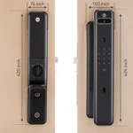 Yale Luna Pro+ dimensions