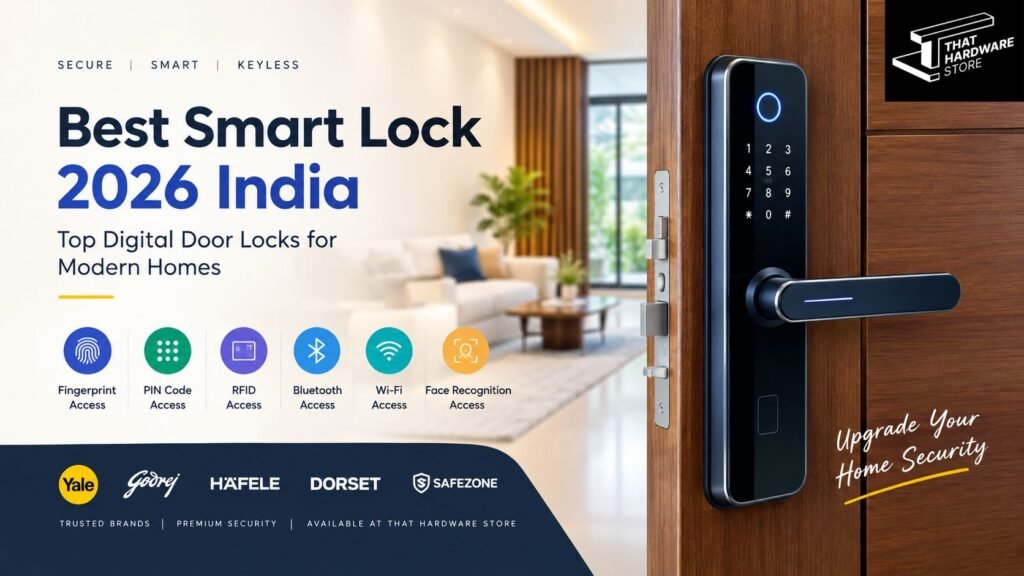 Best smart lock 2026 India – digital door lock for modern homes