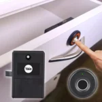 Yale biometric drawer lock on study table drawer