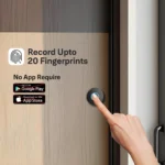 Yale biometric lock on sliding wardrobe door 20 fingerprints
