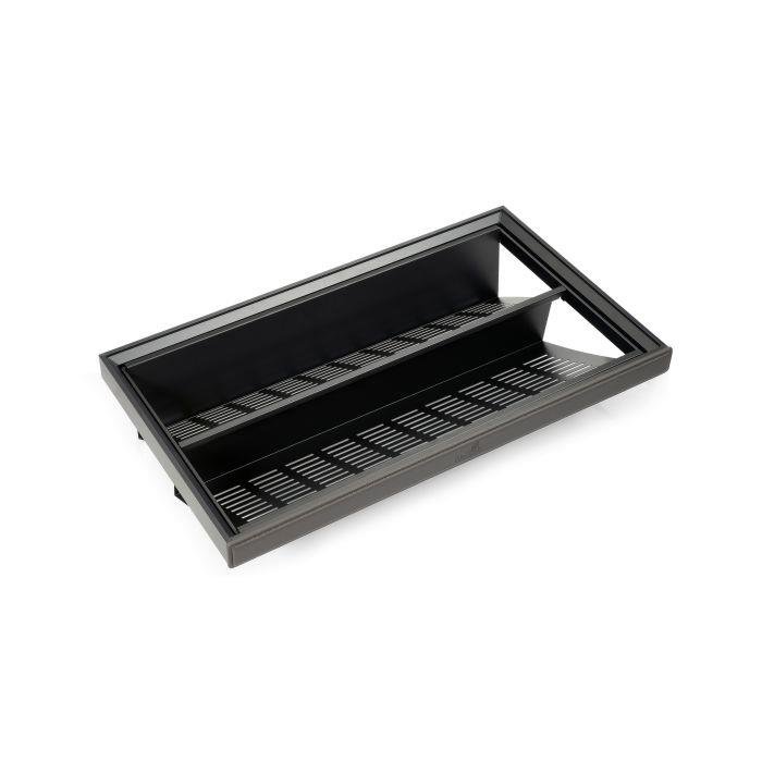 Hettich Wardrobe Shoe Rack Pull Out Grey Mocha 1 Hettich Wardrobe Shoe Rack Pull Out – Grey & Mocha, view 1