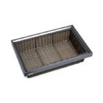 Hettich Rattan Lite Basket for Wardrobe – 600mm Grey