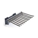 Hettich Lateral Pants Rack Pull Out for Wardrobe – Grey & Mocha, view 1
