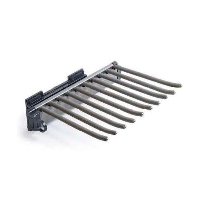 Hettich Lateral Pants Rack Pull Out for Wardrobe Grey Mocha 1 Hettich Lateral Pants Rack Pull Out for Wardrobe – Grey & Mocha, view 1
