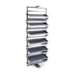 Hettich Revolving Shoe Rack for Wardrobe – Grey 12 Tier