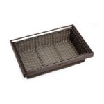 Hettich Rattan Lite Basket for Wardrobe – 600mm Mocha