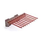 Hettich Lateral Pants Rack Pull Out for Wardrobe – Mocha