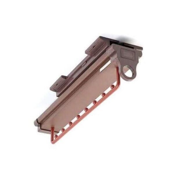 Hettich Top Hanging Pull Out for Wardrobe – Grey & Mocha, view 1