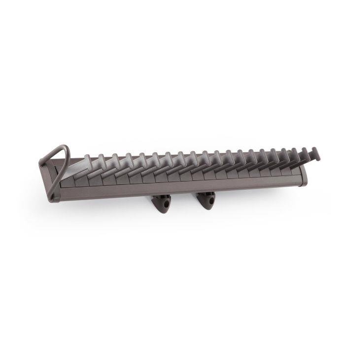 Hettich Tie Rack Pull Out for Wardrobe Grey Mocha 1 Hettich Tie Rack Pull Out for Wardrobe – Grey & Mocha, view 1