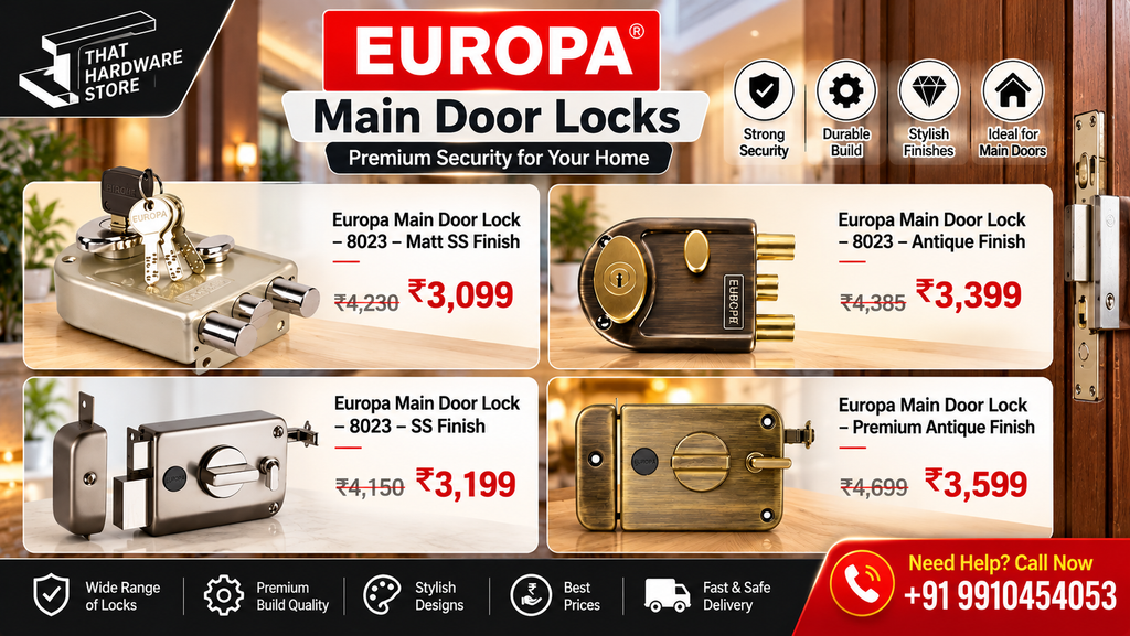 Europa dimple key door lock mechanism for enhanced home security