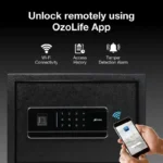 Ozone Bio Vault Life-16 unlock with Wi-Fi OzoLife app, access history and tamper alarm