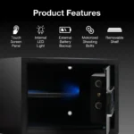 Ozone Bio Vault Life-16 interior with LED light, shelf and motorised bolts
