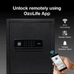 Ozone Bio Vault Life-40 unlock with Wi-Fi OzoLife app, access history and tamper alarm
