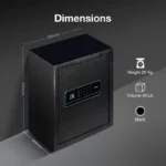 Ozone Bio Vault Life-40 dimensions, weight and 40 litre capacity
