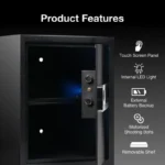 Ozone Bio Vault Life-40 interior with LED light, shelf and motorised bolts
