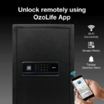 Ozone Bio Vault Life-55 unlock with Wi-Fi OzoLife app, access history and tamper alarm