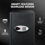 Ozone Safilo Digital-2 removable shelf, low-battery indicator and anti-theft alarm