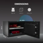 Ozone Sekura Life-20 dimensions, weight and 20 litre capacity with 90 degree door opening