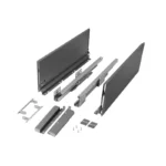 Ozone slim box kit with side panels and soft close runners