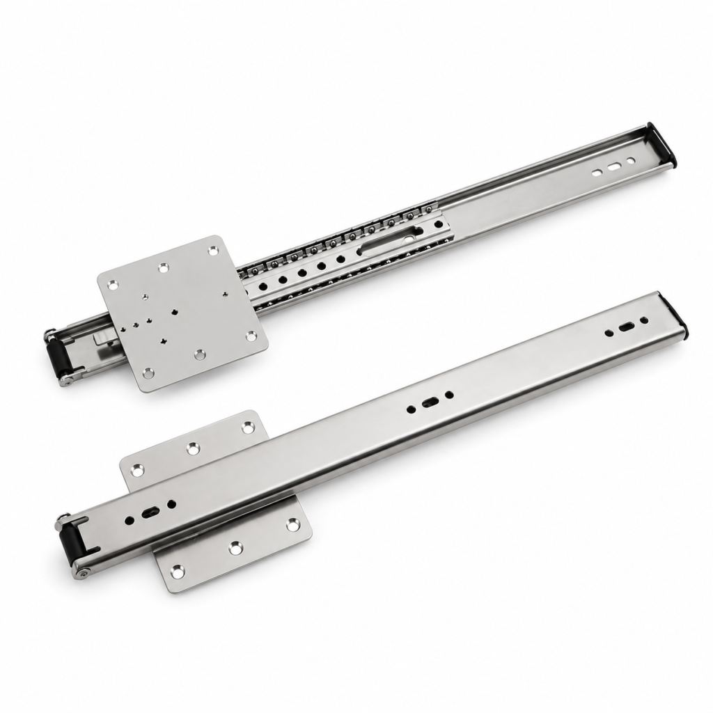 Premium pocket door channel pair
