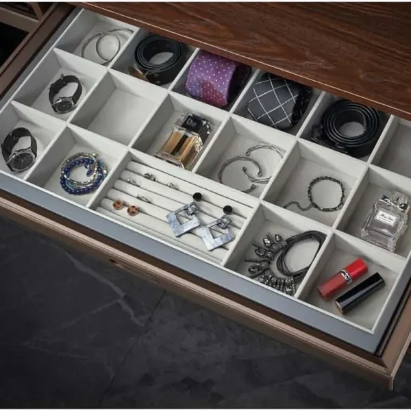 Root Germany Jewellery Box for Wardrobe Drawer – Mocha, view 1