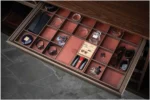 Root Germany Leather Jewellery Box for Wardrobe – Mocha, view 1