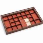 Root Germany Leather Jewellery Box for Wardrobe – Mocha, view 2