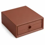 Root Germany Leather Single Drawer for Wardrobe – Mocha, view 2