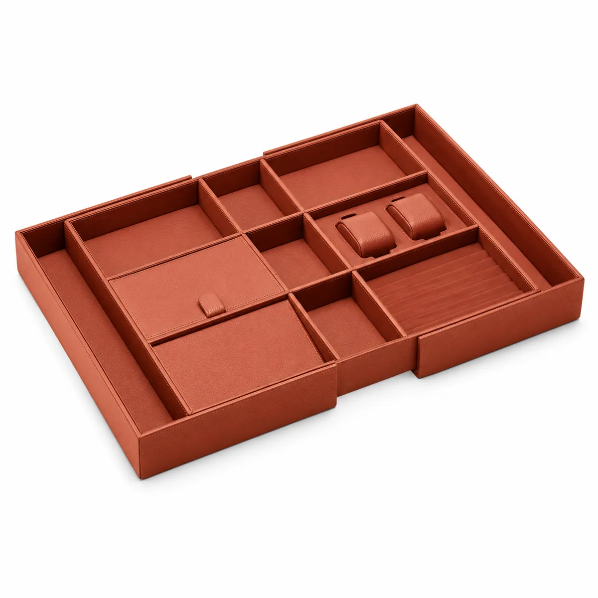 Root Germany Retractable Jewellery Box Mocha 1 Root Germany Retractable Jewellery Box – Mocha, view 1