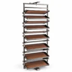 Root Germany Revolving Shoe Rack for Wardrobe – Mocha, view 2