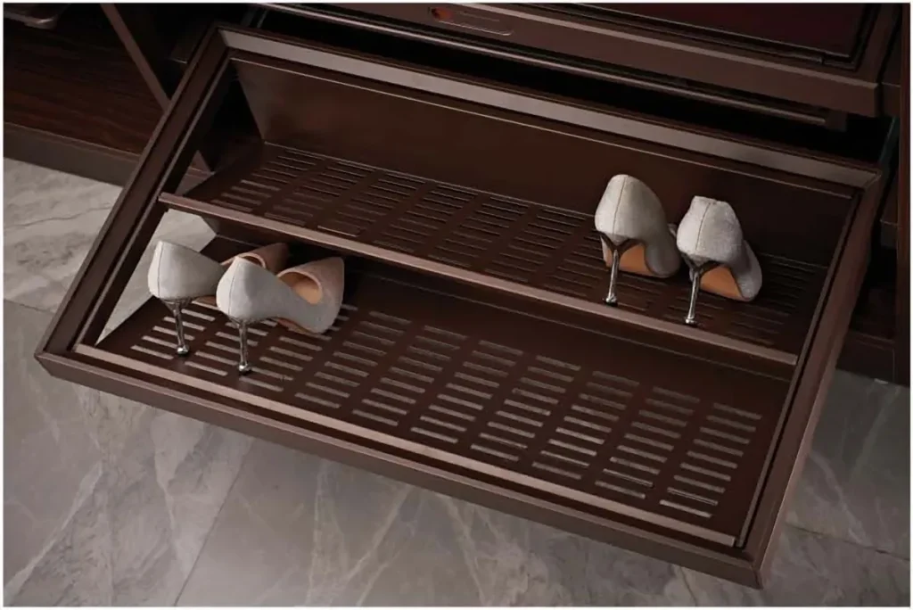 Root Germany Pull Out Shoe Rack for Wardrobe – Mocha, view 1