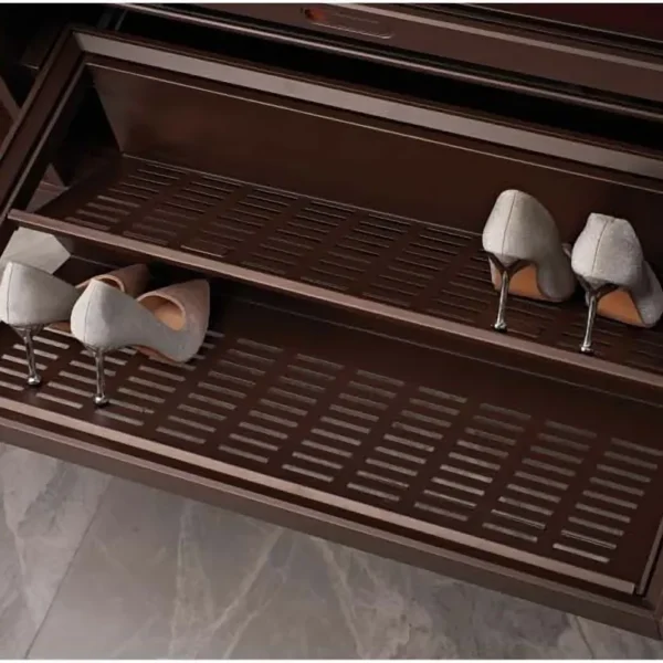 Root Germany Pull Out Shoe Rack for Wardrobe – Mocha, view 1