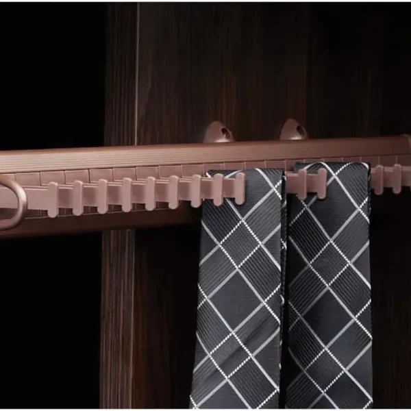 Root Germany Tie and Belt Rack for Wardrobe – Mocha, view 1