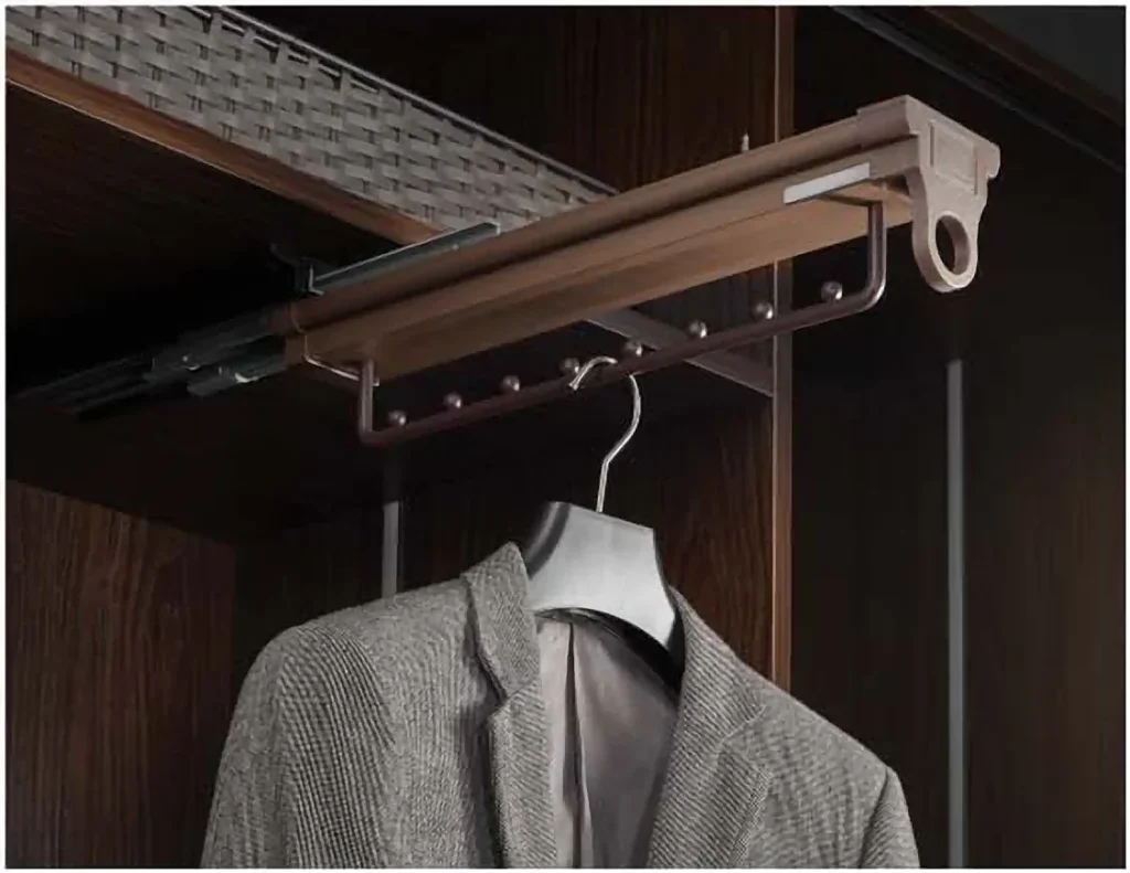 Root Germany Hanger Pull Out for Wardrobe – Mocha, view 1