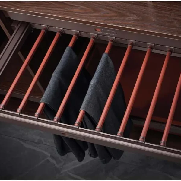 Root Germany Trouser Rack Pull Out for Wardrobe – Mocha, view 1