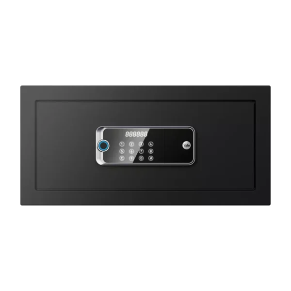 Yale Solis 230 L laptop safe, front view in black