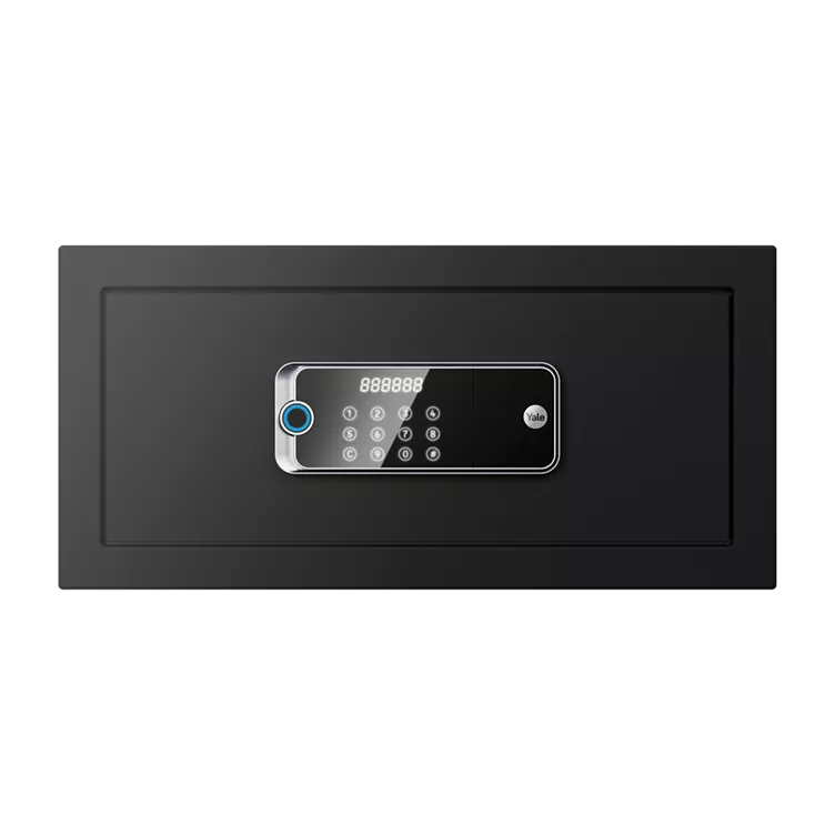 Yale Solis 230 L laptop safe, front view in black