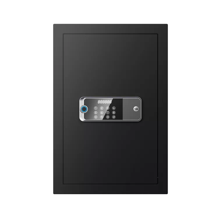 Yale Solis 560 big locker for home, front view in black
