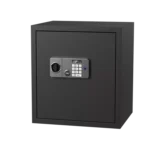 Yale Velar 480 fireproof safe for home, front view in black